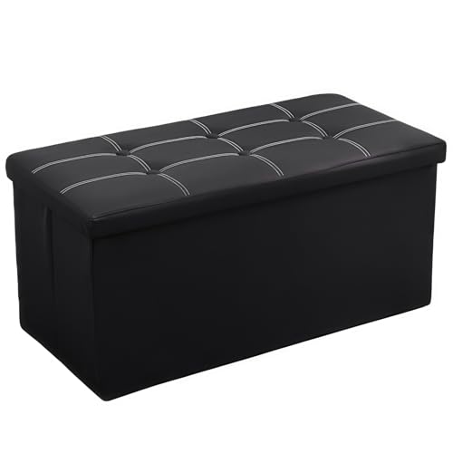 AACV �V���[�Y�x���` ���U�[ ���@�\ �܂肽���ݎ��[�{�b�N�X ��e�� �����` ���[ �ƒ�p �\�t�@ ���ω׏d �V���v�� �r�u�� �������ᐮ�� ���r���O�^���ց^�Q���Ή� (76*38*38cm,�u���b�N) [���s�A���i]