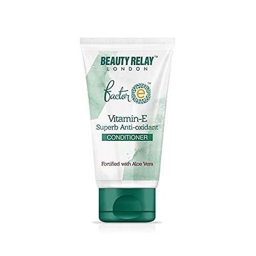 BEAUTYRELAY LONDON Factor E Vitamin-E Superb Antioxidant Conditioner For Thicker, Fuller and Healthy Hair, With Aloevera, Sulphate & Parabens free, smooth and shiny, hair, 200ml