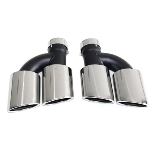 Buse d'échappement Audi A7 S7 finition argent - Look sport premium en acier inoxydable