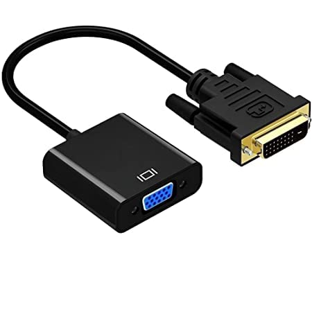 Scalebee DVI to VGA Adapter Converter, DVI-D Link 24+1 Male to VGA Female Video Adapter Cable Supports Graphic Cards with DVI D Output to VGA Display/projectors, Black (B0BRBNZ1WX) Amazon Price History, Amazon Price Tracker