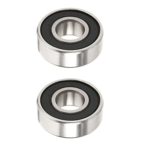 Othmro 2Pcs 696-2Rs/Rs Deep Groove Ball Bearings, Double Sealed Bearing, 0.24X0.59X0.2In Deep Groove Bearings, High Carbon Chromium Steel Roller Guide Bearing For Scooters Elevators Ship Rudder Shafts #TOP4