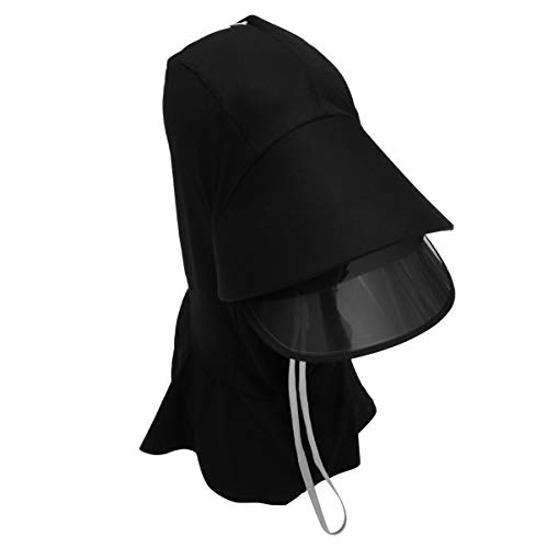 ARTIBETTER Chapéu de Sol Com Aba de Proteção Facial Ajustável Polaina de Pescoço Lenço de Rosto Lenç