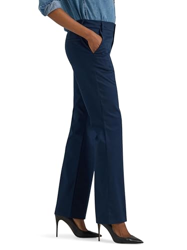 Lee Damen Bootcut-Hose, knitterfrei, mittelhoch, Niet Navy, 38 – Ansicht 3