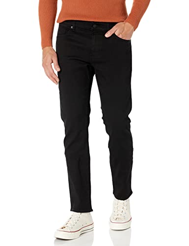 BOSS Men's Slim Fit Black Hue Stretch Cotton Jeans