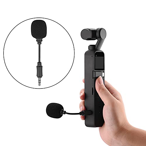 gazechimp Microfone Estéreo de 3,5 Mm para Acessórios de Câmera de ação DJI Osmo Pocket 2
