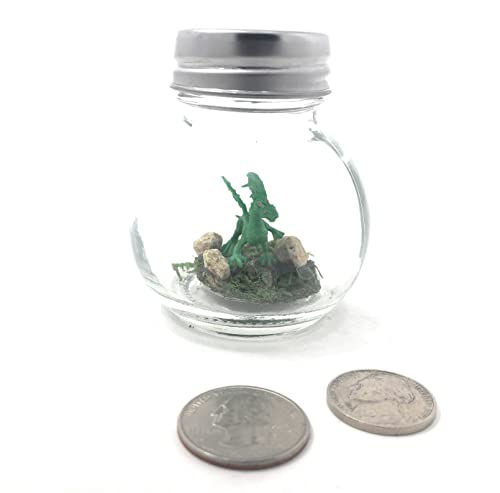 1 Inch Pet Dragon Green With Adoption Certificate #TOP4