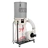 JET Vortex Cone Dust Collector, 2-Micron Canister Filter, 1-1/2 HP, 115/230V 1Ph (DC-1100VX-CK)