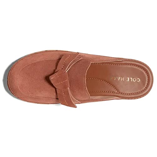 Cole Haan Women's Cloudfeel Bow Clog, Sequoia Suede/Antique Brass, 9 #TOP3