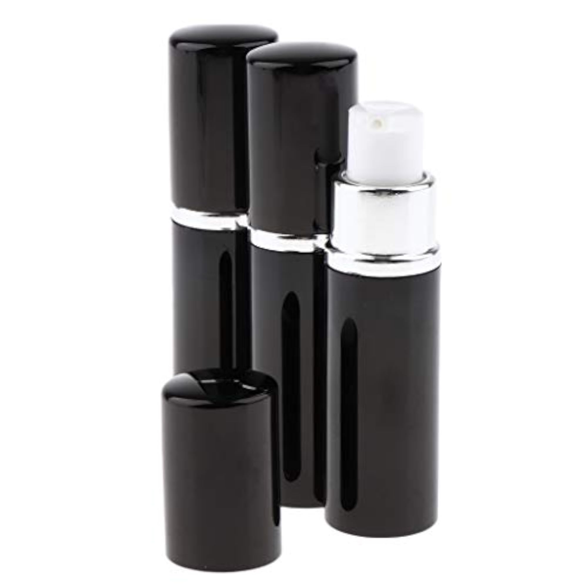 10mL Empty Lotion Bottles, Black