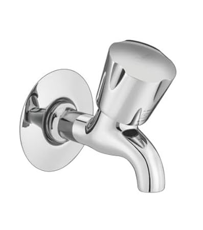 JAL Jalangi Bib Tap 15mm Faucet | Bathroom Taps | Durable & Reliable Premium Material | Stainless Steel Faucet with Chrome Finish | Anti Rust 2530J