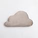 Grey Cloud Shaped Plush Pillow Cushion Decorative Heart Throw Pillow Faux Fur Rabbit Fluffy Back Cushions Stuffed Pillow Cushions Sofa Bedroom Decor Women (Grey Cloud)