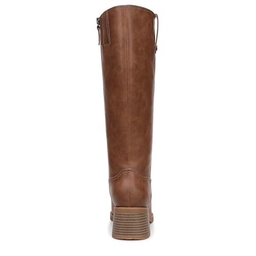 Dr. Scholl's Women's Joplin Knee High Boot Dark Honey Brown - Wide Calf 8.5 M3