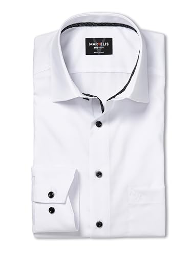 Body marvelis chemise ajustée blanc 6799.69.00 extra long arm 69 cm - Blanc - 42/L