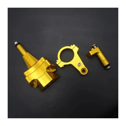 HTIANGGSL For �J���T�L For Ninja 400 2018-2022 Z400 ZX-4R �p �o�C�N�p�X�e�A�����O�_���p�[�X�^�r���C�U�[�u���P�b�g �I�[�g�o�C�X�e�A�����O�_���p�[(Gold bracket)