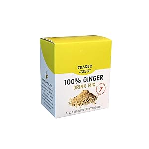 Trader Joe’s 100% Natural Ginger Drink Mix 7 – 0.5oz (15g) Packets.