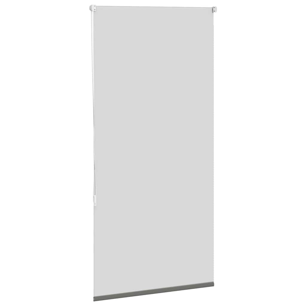 Roleta zaciemniająca, szara, 75 x 150 cm, ze 100% poliestru, szerokość materiału 70,7 cm, aluminiowa szyna, zaciski Klemmfix, bez wiercenia, ochrona przed wzrokiem i słońcem do okien, biura