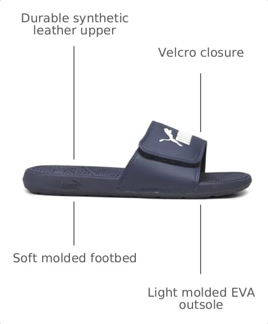 Image of PUMA Men's Cool Cat 2.0 Hook and Loop Slide Sandals