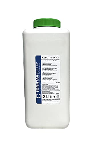 sonntagseifen Handwaschpaste Robot-Senso, flüssige Handseife, pflanzlich, biologisch, hautschonend, Werkstatt, 2 Liter