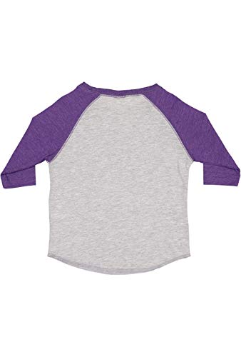 RABBIT SKINS Toddler Fine Jersey Raglan 3/4 Sleeve Baseball Tee (3330)2