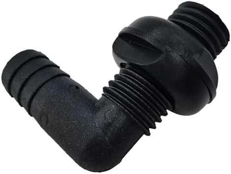 Nishiyuenyi 4X Hull Drain Connector Deck Drain Thru Hull Fitting Bilge Pump Pipe Spare Parts PVC Material Suitable for Boats Yachts Trucks Tractor Outdoor Use - 1