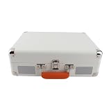 WALFRONT Record Player Turntable Retro Wireless Audio Playback with 33 45 78 RPM USB SD Card Support Built in Speakers 3.5mm Port for Home Music Listening (White)