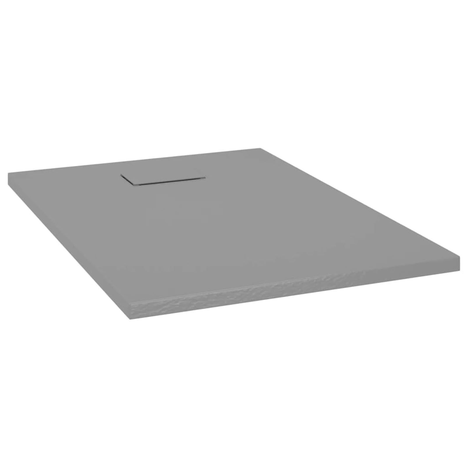 ARKEM Plato de Ducha SMC Gris 100x70 cm Plato Duchas Mampara De Ducha Abatible