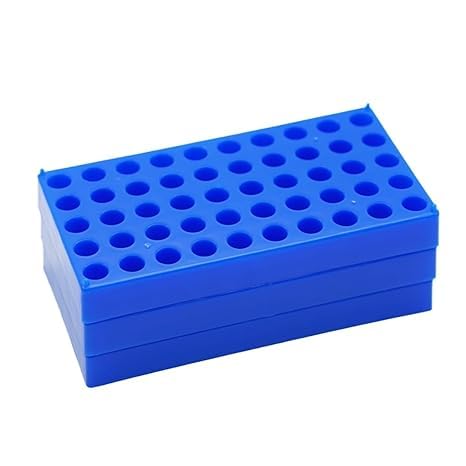 AANIJLAB HPLC Vial tray or rack for 2ml HPLC Sample vials 50 Holes with Diameter 12 mm, Stackable Vial Racks Pack of 1 - Image 3 thumbnail