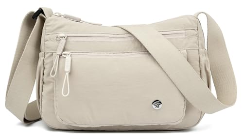 Slouchy Nylon Crossbody Purse Women Trendy Hobo Bags Cute Underarm Shoulder Satchel College Travel Tote Handbag 2025