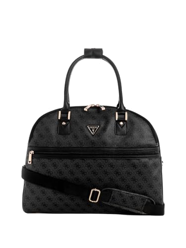 GUESS Unisex's Norom Bd Deluxe Dome Carry-On Luggage, Coal Logo, Traveler-18.5 Inch