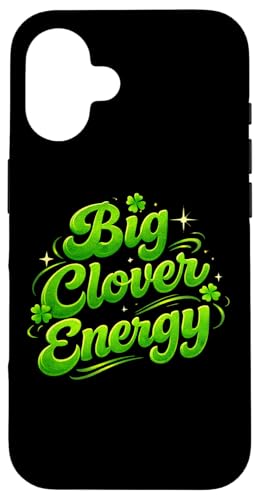 Big Clover Energy St Paddy's Day ���p�g���b�N�X �ʔ������[���A �X�}�z�P�[�X iPhone 16 �p