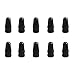 GODESON Black Presta Tire Valve Cap Durable for Bike Road Racing Colored Silver Presta Valve Cap Dust Covers Pack of 10pcs