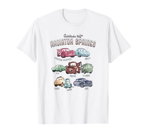Disney Pixar Cars Cast Of Radiator Springs Camiseta