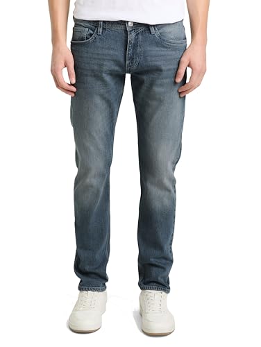 TOM TAILOR Denim Men's 1047987 Jeans, 10108-Used Mid Blue Grey Denim, 33 W/36 L