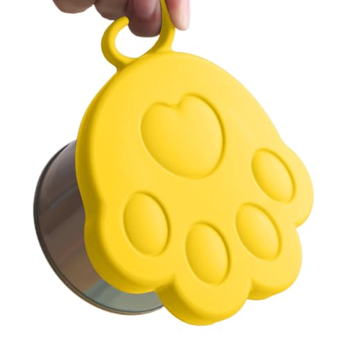 Tapas Para Tarros De Conservas,Tapas De Silicona Reutilizables Con Diseño De Pata De Gato Para Alimentos | Accesorios De Cocina Herméticos Redondos Elásticos Antifugas Para Té, Café Y Frutas