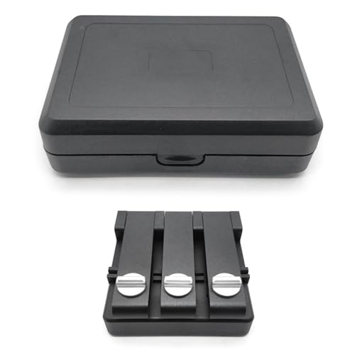 Matybobe Fibra óptica V Groove Aligner Acoplador Adaptador de Fibra Desnuda Adaptador de Prueba para la Conexión de Fibra óptica