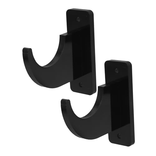 MUCKLILY Home Wall Mount Rack Baseball Bat Holder Guitar Hook Toy Storage Skateboard Mount 2 Sets Space-saving Durable Acrylic