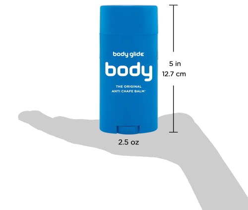 Body Glide Original Anti-Chafe Balm, 2.5oz, Pack of 2