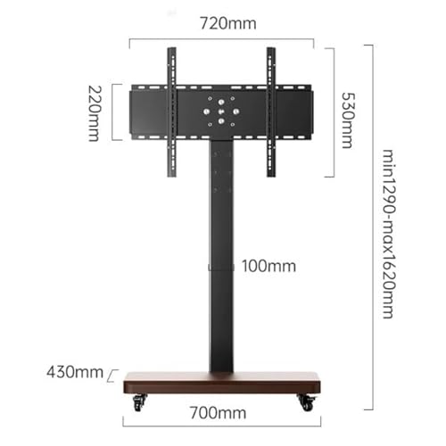 Soporte Universal Móvil para TV de Piso para 32-65 pulgadas miniatura 2