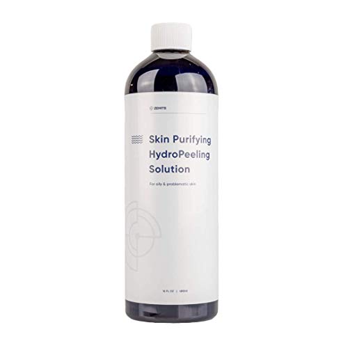 Zemits Z-SalicPure | Skin Purifying HydroPeeling Solution | Serum for HydroDermabrasion, Wet Microdermabrasion, Aqua Peeling, Hydro Facial Treatments | No Alcohol | 16 fl oz