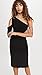 Norma Kamali Women's Shoulder One Sleeve Dress, Black, M