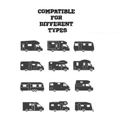 Motorhome & Camper Van Graphics - 25mm Stripes Decal Kit (20m Roll) Includes Gold & Silver