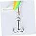 SUPVOX 3sets Fishing Lure Kit Bait Hooks Crank Baits for Fishermen Luminous Tail for Night Fishing 3pcs*3 Random Color