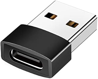 Olakin USB C Female to USB A Male Adapter, Suitable for All Interface Laptops, Smart Phones, Compatible with Galaxy S20/S20 /Note 20 etc(Black)