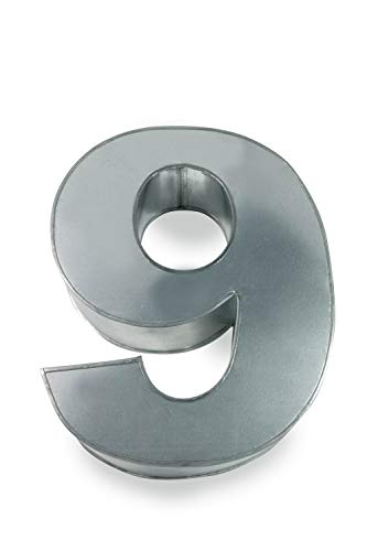 Euro Tins Numeric cake pan 35cm birthday cake tin number nine 9 large 14" cake mold - Thumbnail 2