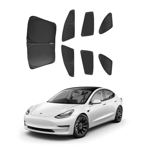 テスラ モデル3 サンシェード 車 遮光シェード プライバシー保護 車窓日よけ 車中泊グッズ 断熱 仮眠 盗難防止 四季兼用 アウトドア 露天駐車 テスラ モデル3 吸盤不要 取付簡単 日除け フルセット 遮光仕様 SN010