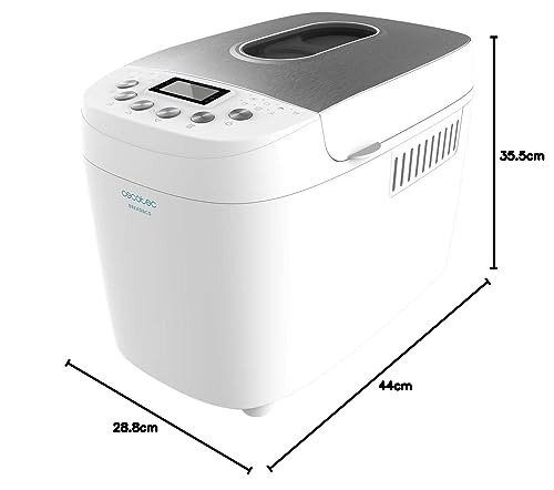 Cecotec Macchina per il Pane Programmi Automatici Bread&Co 1500 Perfectcook. 850 W — immagine 8 di 12