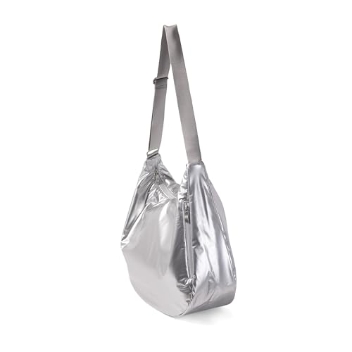 Image of Baggallini Swift Hobo Crossbody Bag for Women - Lightweight 15.7 inchx16 inch Travel Purse Handbag Hobo Bag
