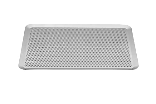 Mali’s 43032 – Plaque à Pâtisserie Perforée Aluminium avec Rebords Grise 40x30cm, épaisseur...
