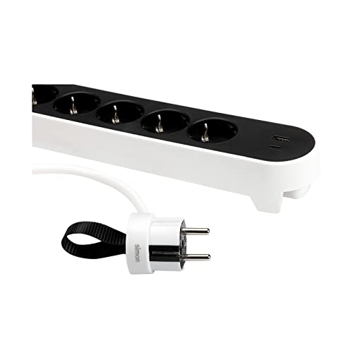 Simon Plug 5 Prises multiprise usb bloc multiprise secteur Simon