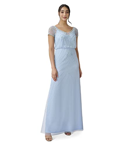 Image of Adrianna Papell Women's Beaded Long Gown
